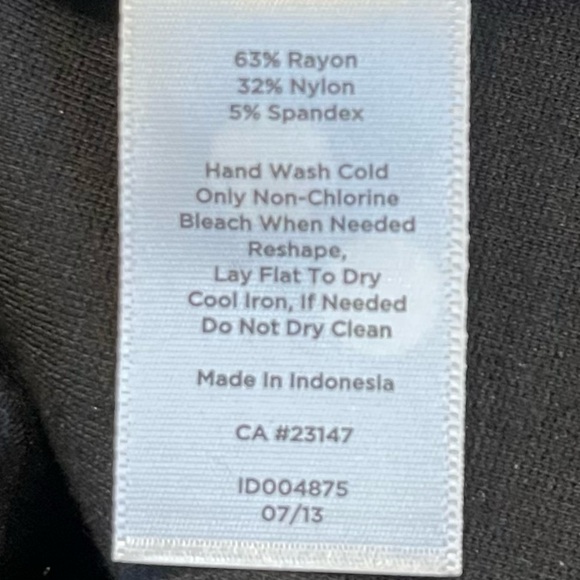 AP: NWT Talbots Women's Black Short Sleeve Stretch Embellished Jeweled TopSZ LP - Picture 4 of 9